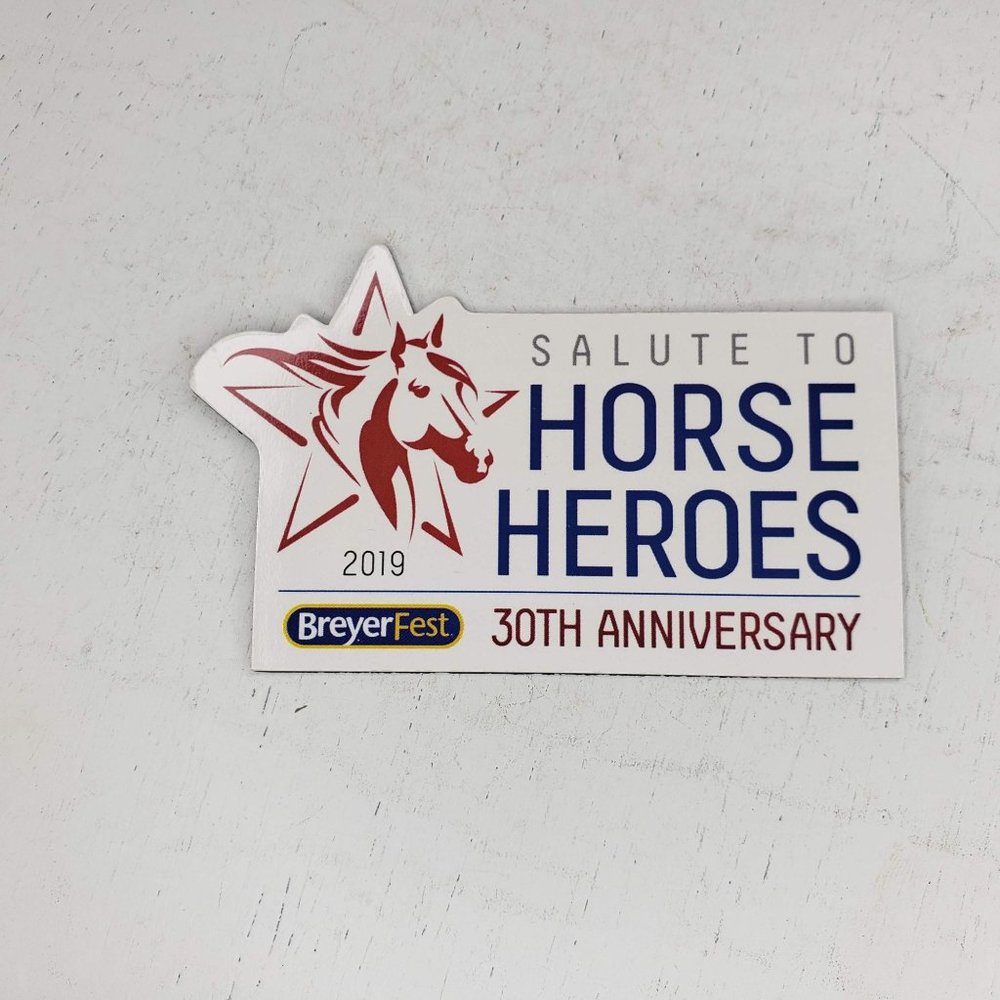 Breyerfest 2019 Magnet Salute To Horse Heroes 30th Anniversary